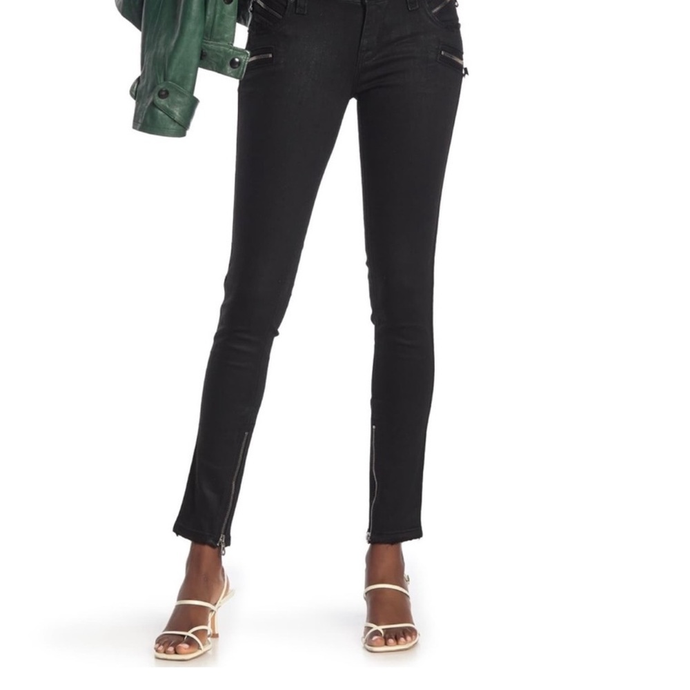 Rock Revival Moto - Camille Sz 27 Skinny zip moto jeans